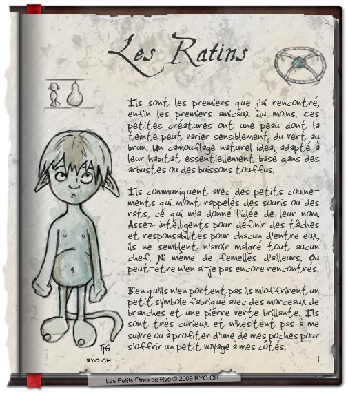 Les Petits Êtres de Ryô - Les Ratins Les Petits Êtres de Ryô - Les Ratins