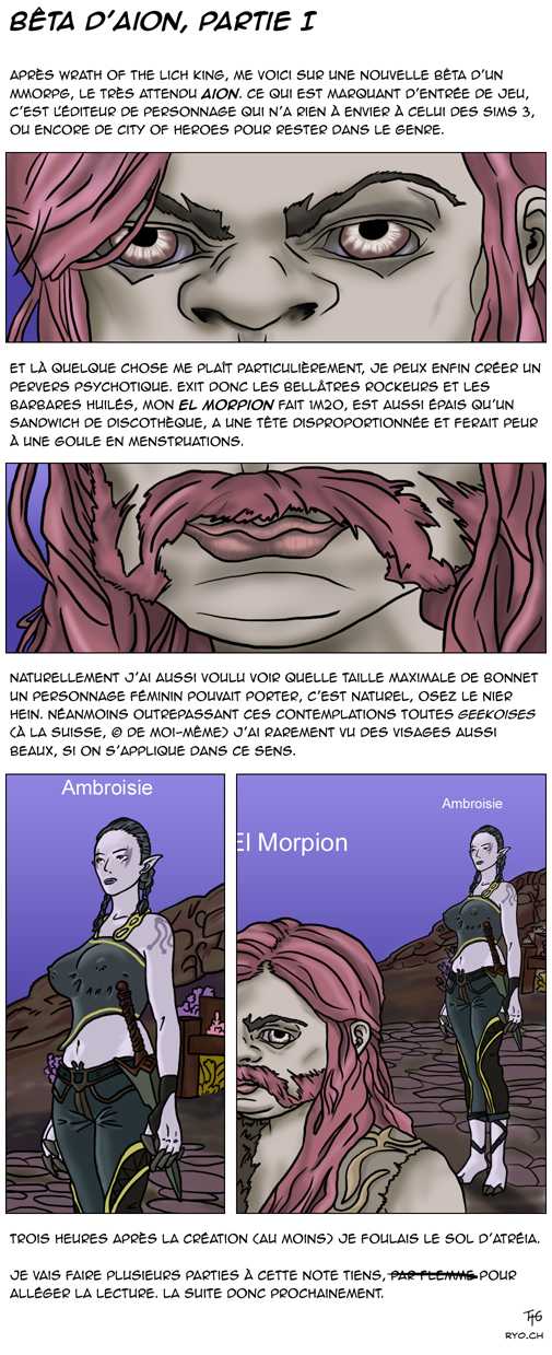 Bêta d'Aion, partie I Bêta d'Aion, partie I